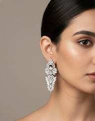 Women's Premium American Diamond Earrings.