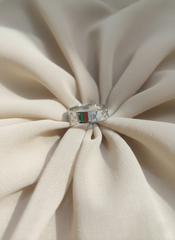 Stainless Steel Designer-Inspired Silver Ring