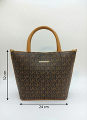 3-Pcs Combo Tote & Satchel Set – Cognac & Espresso