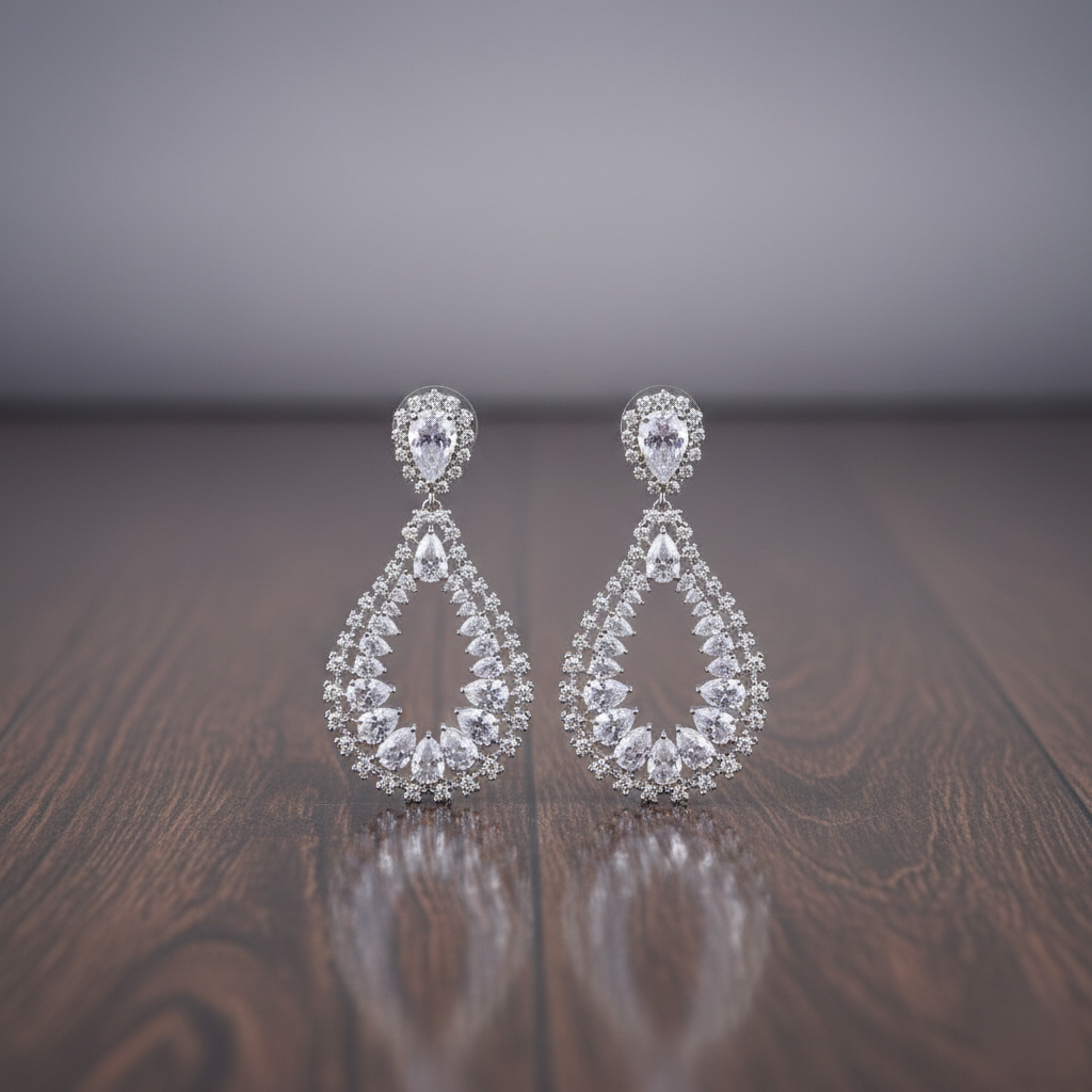 Women's Premium American Diamond Earrings