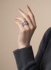 Stainless Steel Hexagon Ring