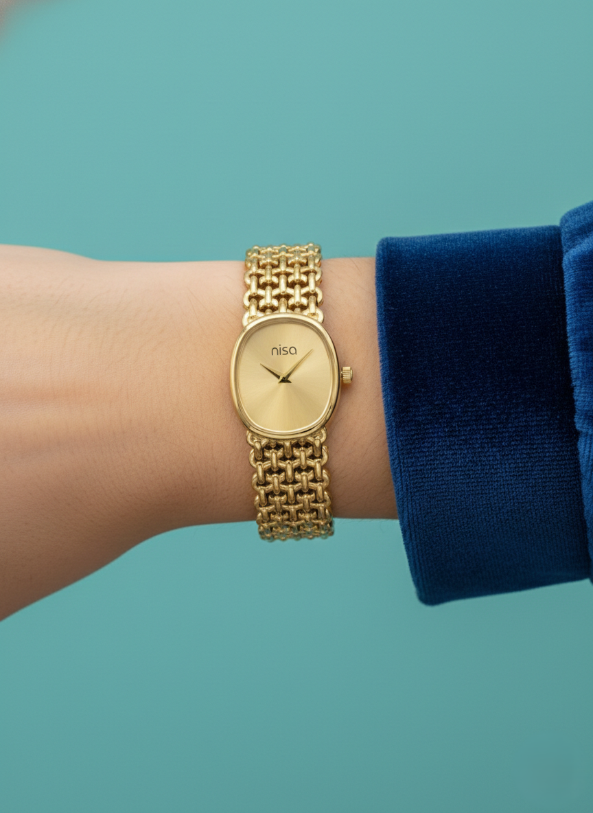 Nisa Gold Oval Series