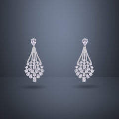 Women's Premium American Diamond Earrings.