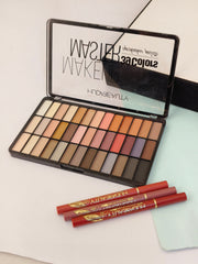 Eyeshadow Palette with 3 Lipsick combo
