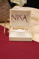 Nisa High Golden Polish  Design Bangles For Women and Girls.