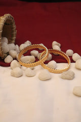 Nisa High Gold Polish Design Bangles For Women and Girls