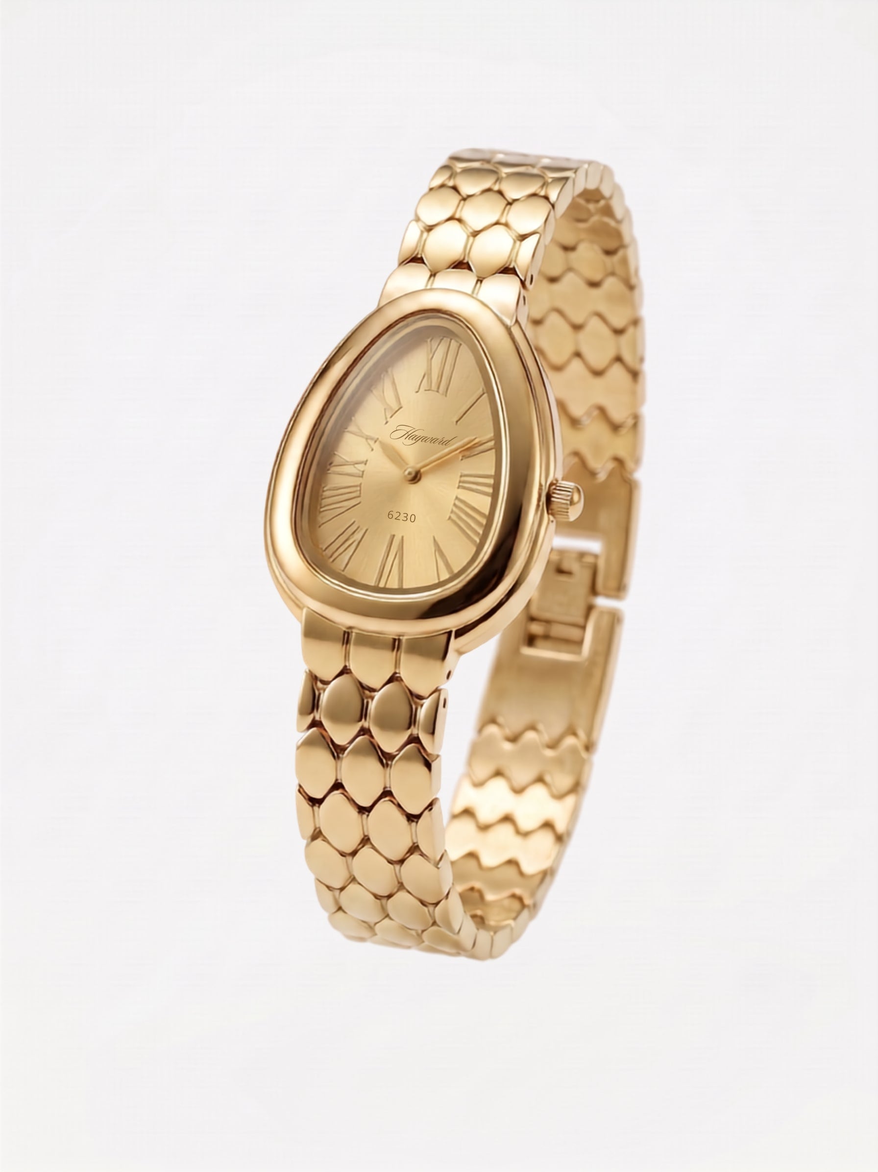 Classic Golden Teardrop Watch