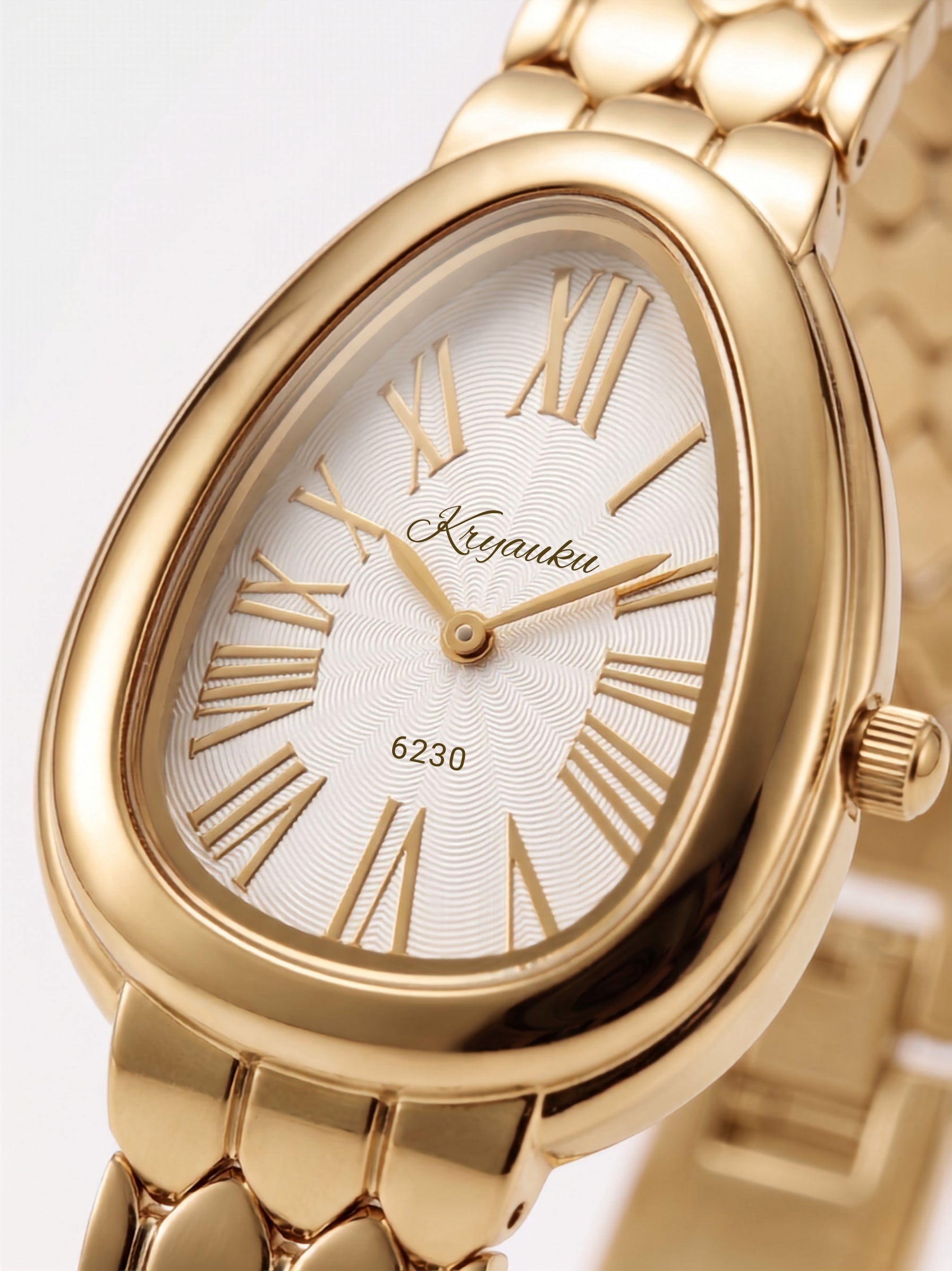 Classic Golden Teardrop Watch
