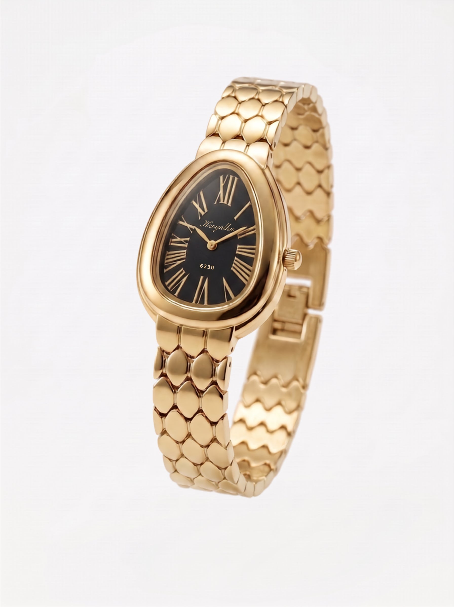 Classic Golden Teardrop Watch