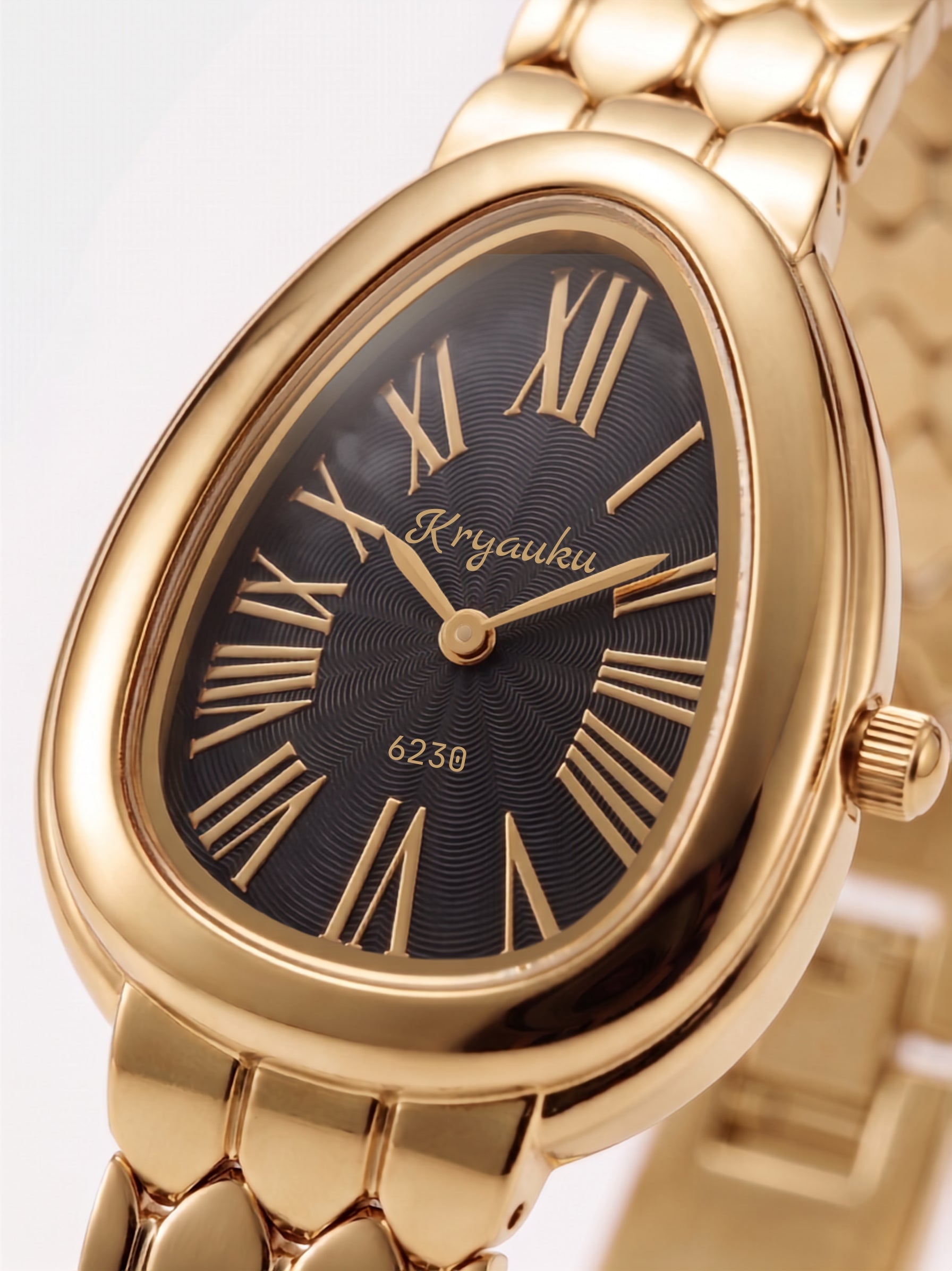 Classic Golden Teardrop Watch