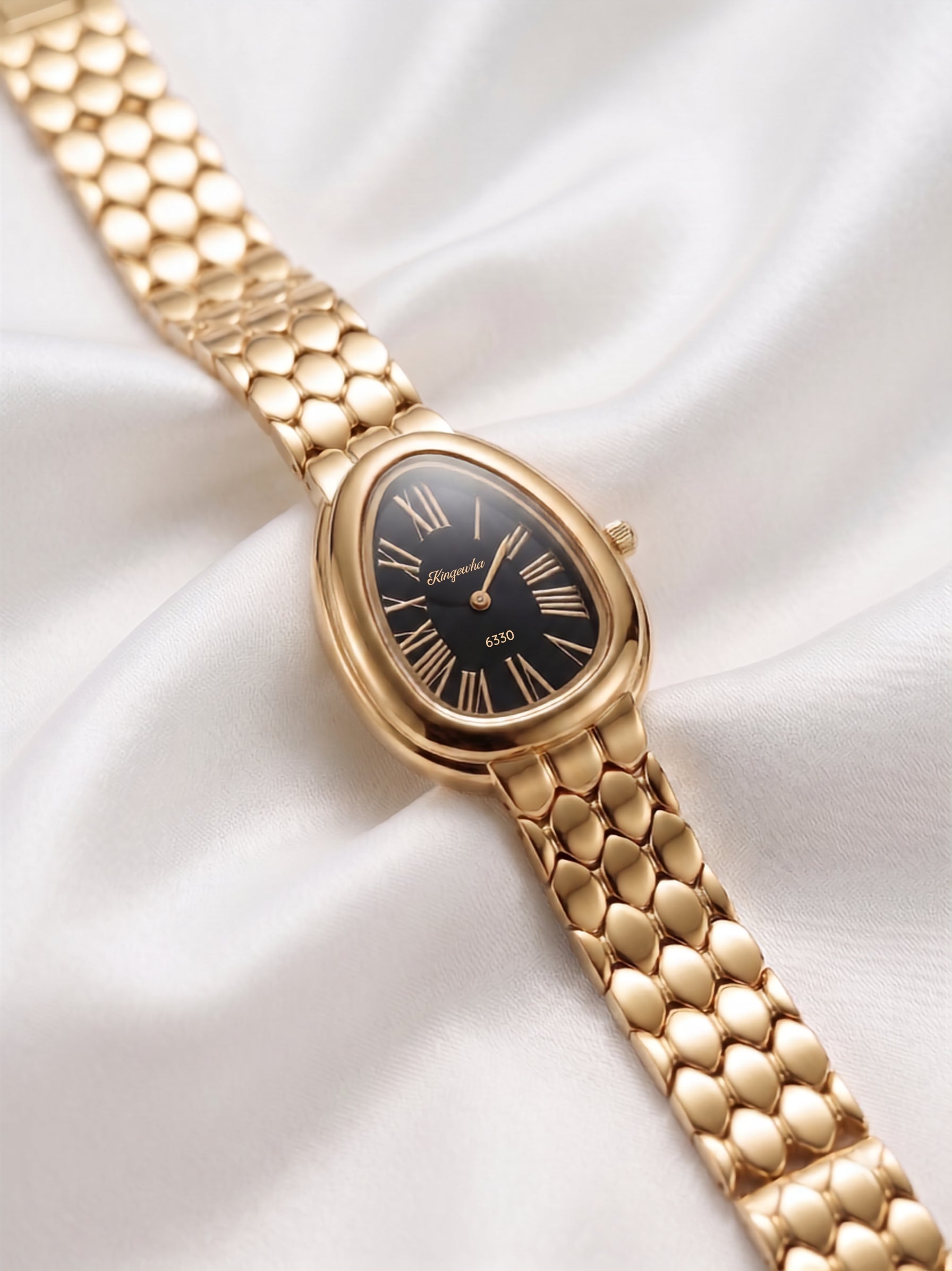 Classic Golden Teardrop Watch