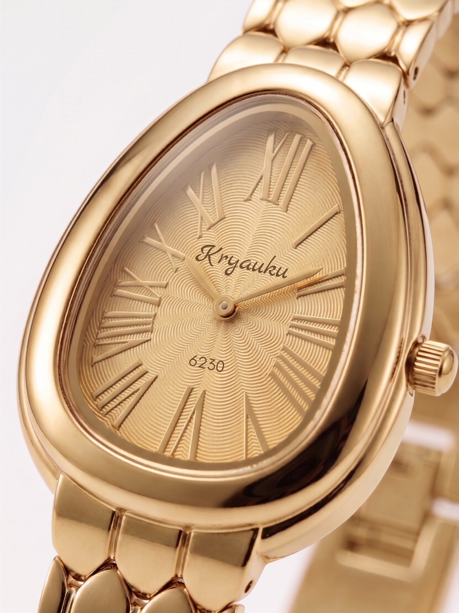 Classic Golden Teardrop Watch