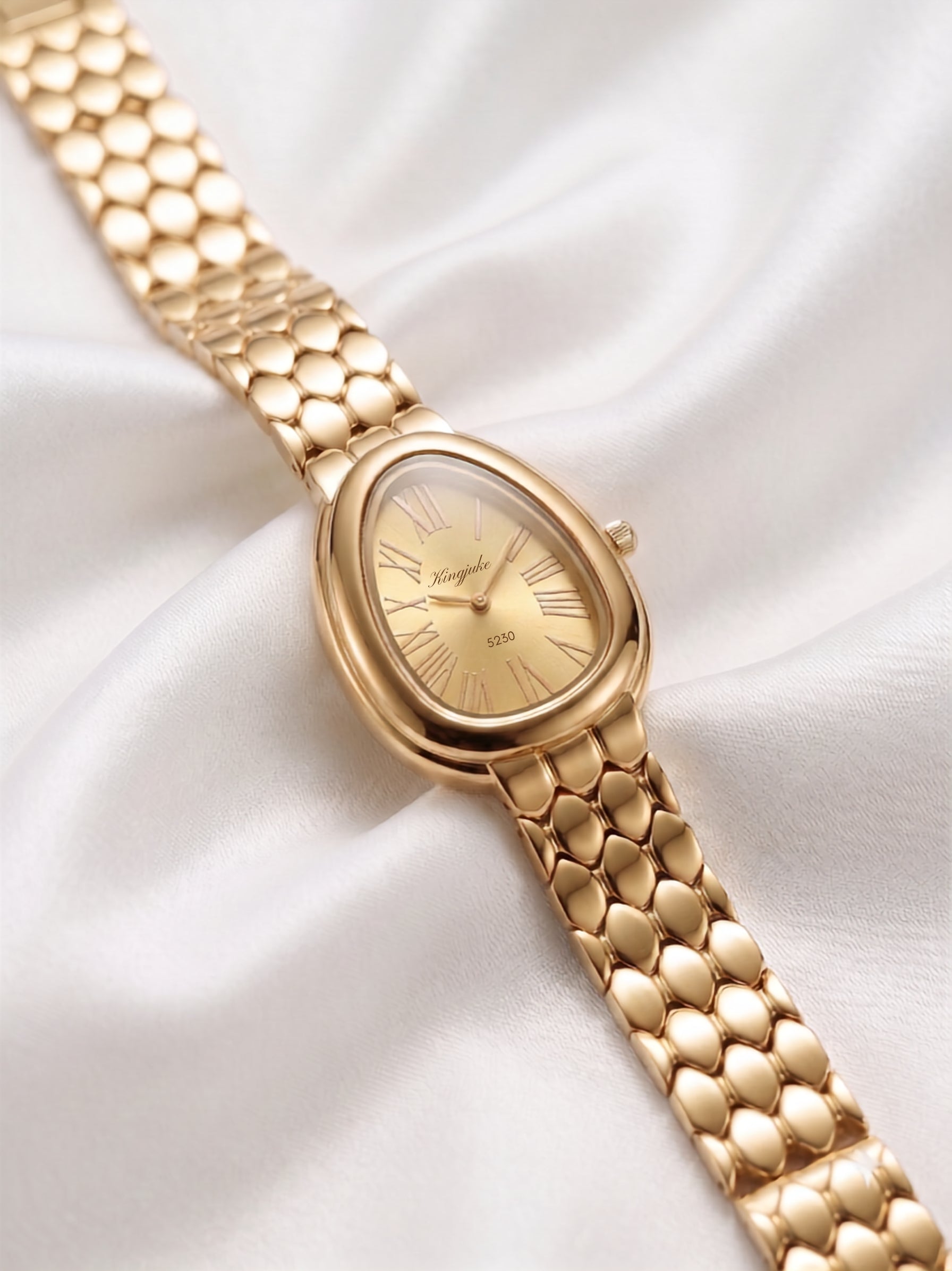 Classic Golden Teardrop Watch