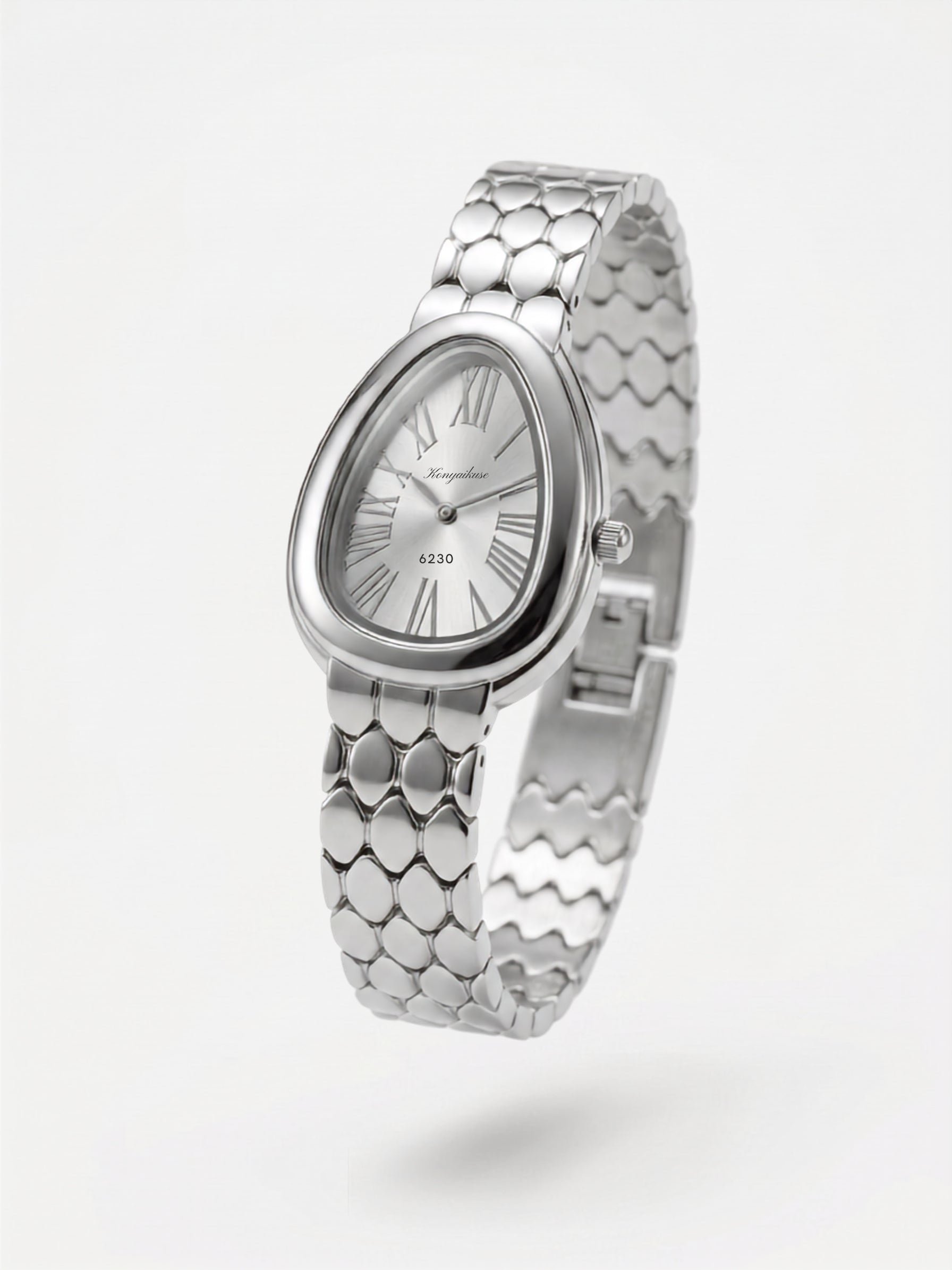 Classic Silver Teardrop Watch