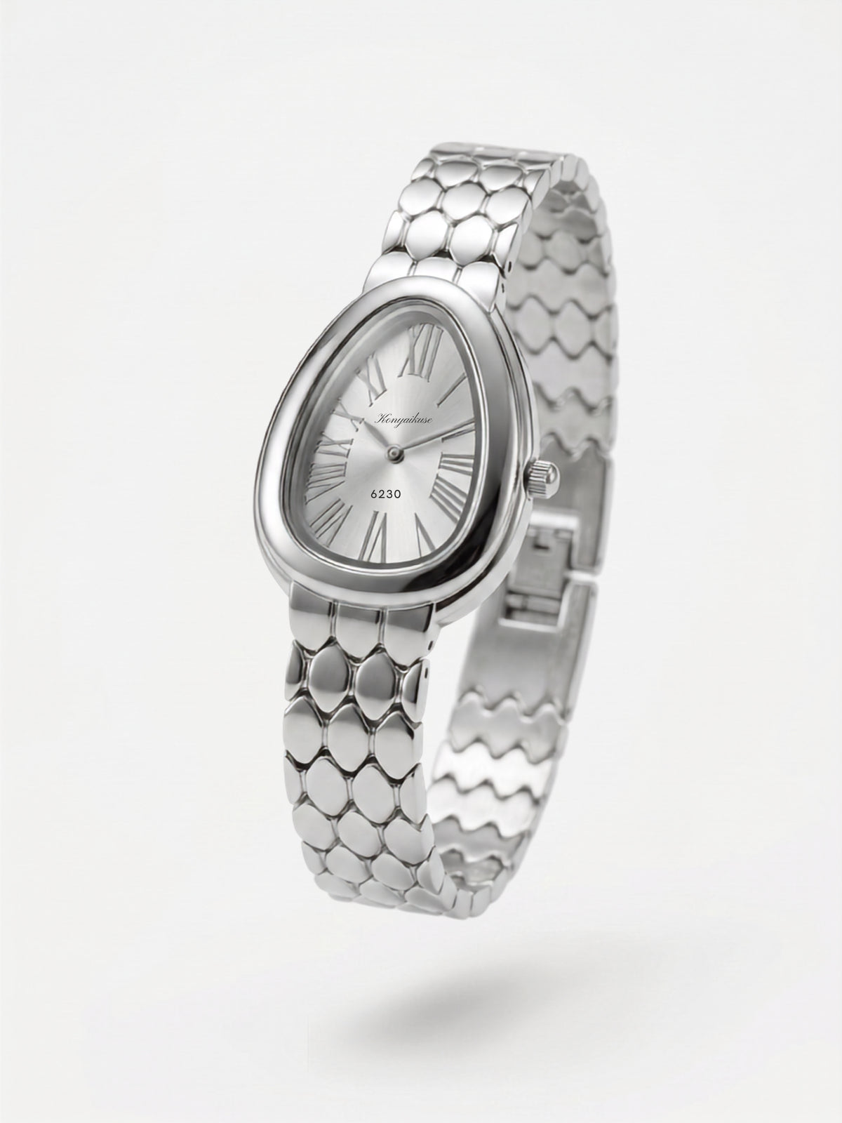 Classic Silver Teardrop Watch
