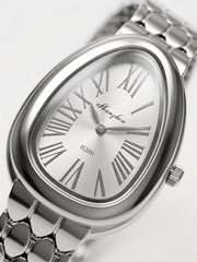 Classic Silver Teardrop Watch