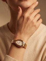 Classic Golden Teardrop Watch