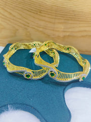 Green  & AD Designer Bangles