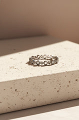 Nisa Premium Silver-Polish Fabulus-Luxurie Design With Diamond Studded Fingering For Women and Girls